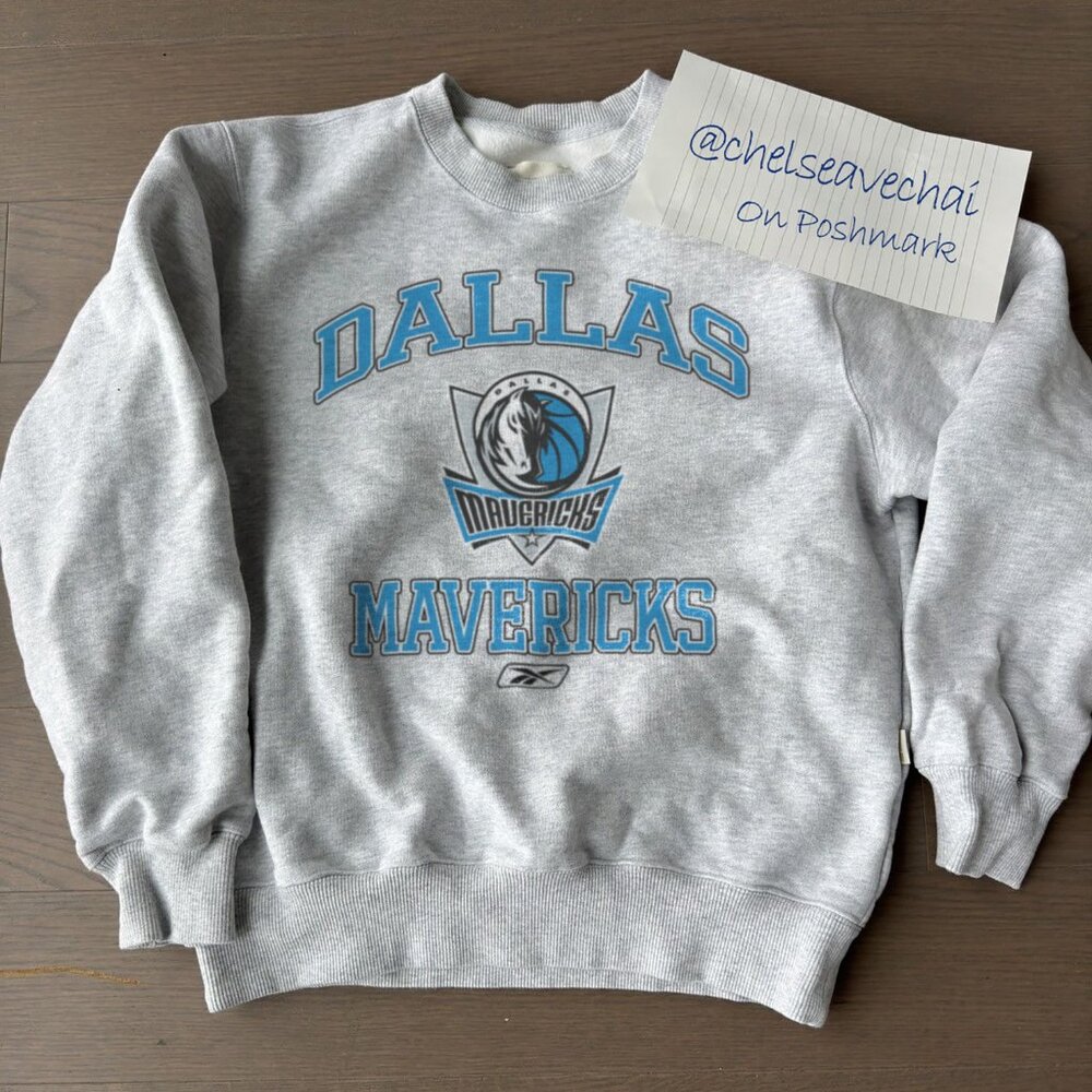 90s Vintage Dallas Mavericks Logo Sweatshirt, Retro NBA Dallas Mavericks Shirt